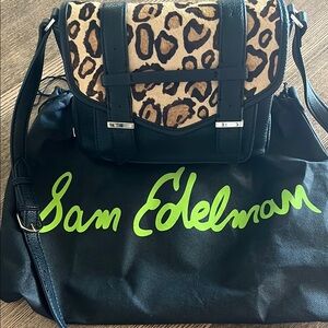 Sam Edelman Leopard Print Crossbody Bag